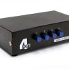 Mt-viki 4-Way AV RCA Switcher Selector - Metal Enclosure, Push Button-4