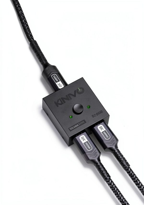 Kinivo HDMI Switch 2‑in‑1 8K/4K Selector SW‑820BN Black-4