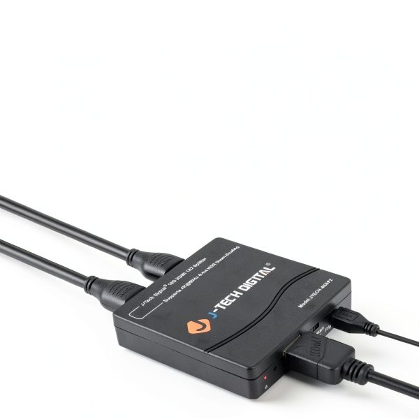 J-Tech Digital 1x2 HDMI Splitter 4K@60Hz 4:4:4 HDR10 with EDID Copy-1