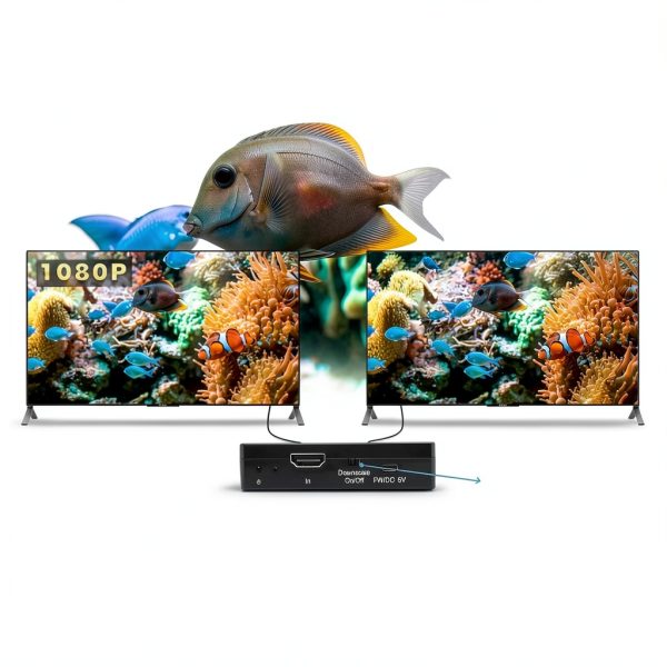 J-Tech Digital 1x2 HDMI Splitter 4K@60Hz 4:4:4 HDR10 with EDID Copy-3