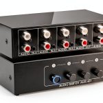 Audio Switcher BolAAzuL 4 in 1 Stereo Selector Metal Housing Plug Play-0