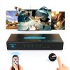 SGEYR 5x1 HDMI Switch 4K 30Hz Metal HDMI Selector Blue-4