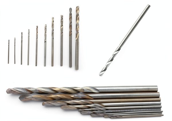 Twist Drill Bits 10pcs High Speed Steel Set for Wood Metal-2