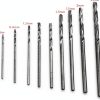 Twist Drill Bits 10pcs High Speed Steel Set for Wood Metal-3