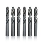 Drill Bit 3/8" Cobalt Split Point Stub – Drill America Pack of 6-0