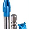 Glass and Tile Drill Bit Set toolant 5/16" 10pc Long 1/4 Hex Shank-2