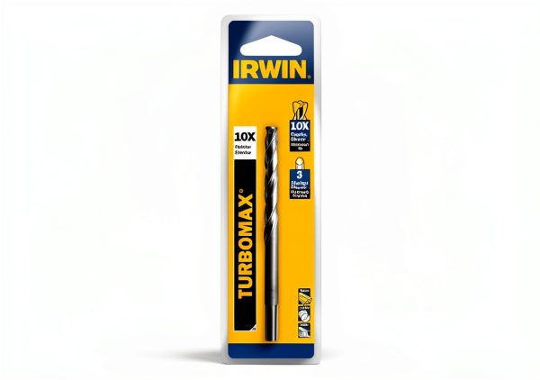 DRILL 13/64 TMX JL 135' CARDED IRWIN Long Twist Drill Bit Gold Finish-0