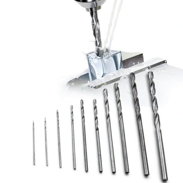 Twist Drill Bits 10pcs High Speed Steel Set for Wood Metal-4
