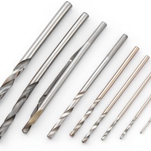 Twist Drill Bits 10pcs High Speed Steel Set for Wood Metal-0