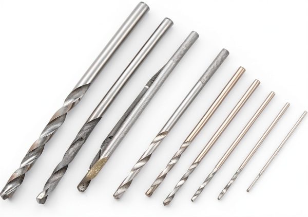 Twist Drill Bits 10pcs High Speed Steel Set for Wood Metal-0