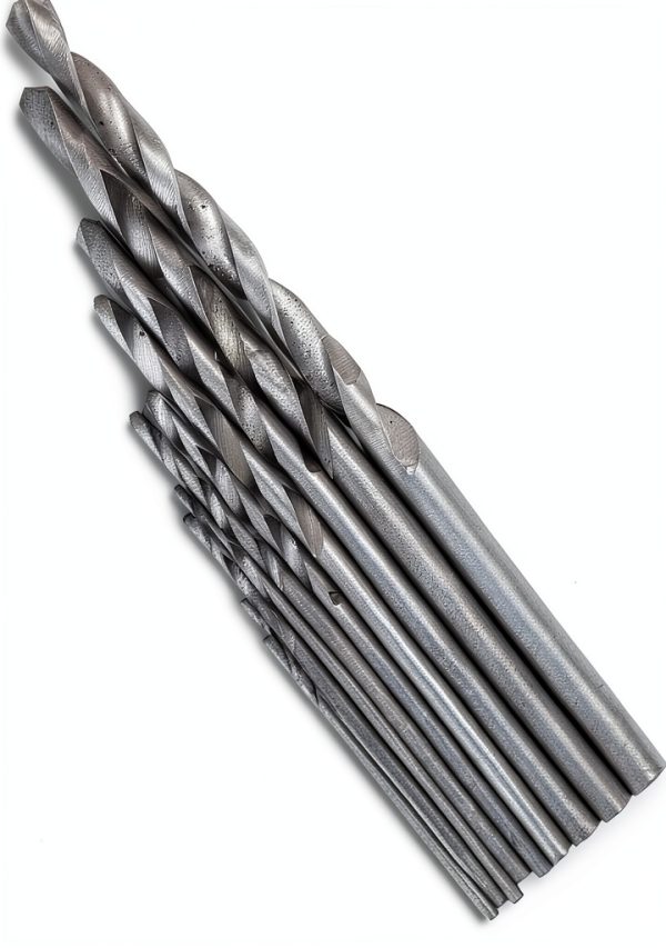 Twist Drill Bits 10pcs High Speed Steel Set for Wood Metal-5