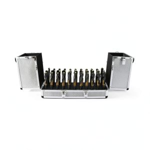 PROLINEMAX 33-Pc Silver Deming Drill Bit Set 1/2" Tri-Flat Shank-0