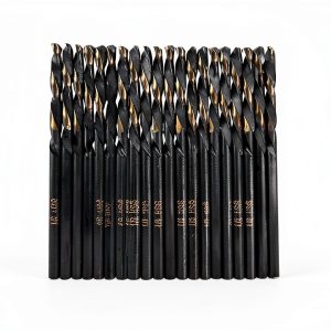 VCT Left Hand Twist Drill Bits 1/8 Black & Gold 2-1/2 Long 20-Pack-0