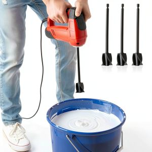 Epoxy Resin Mixer Paddles 3 Pcs ProMix Drill Attachment Durable Mixing-0